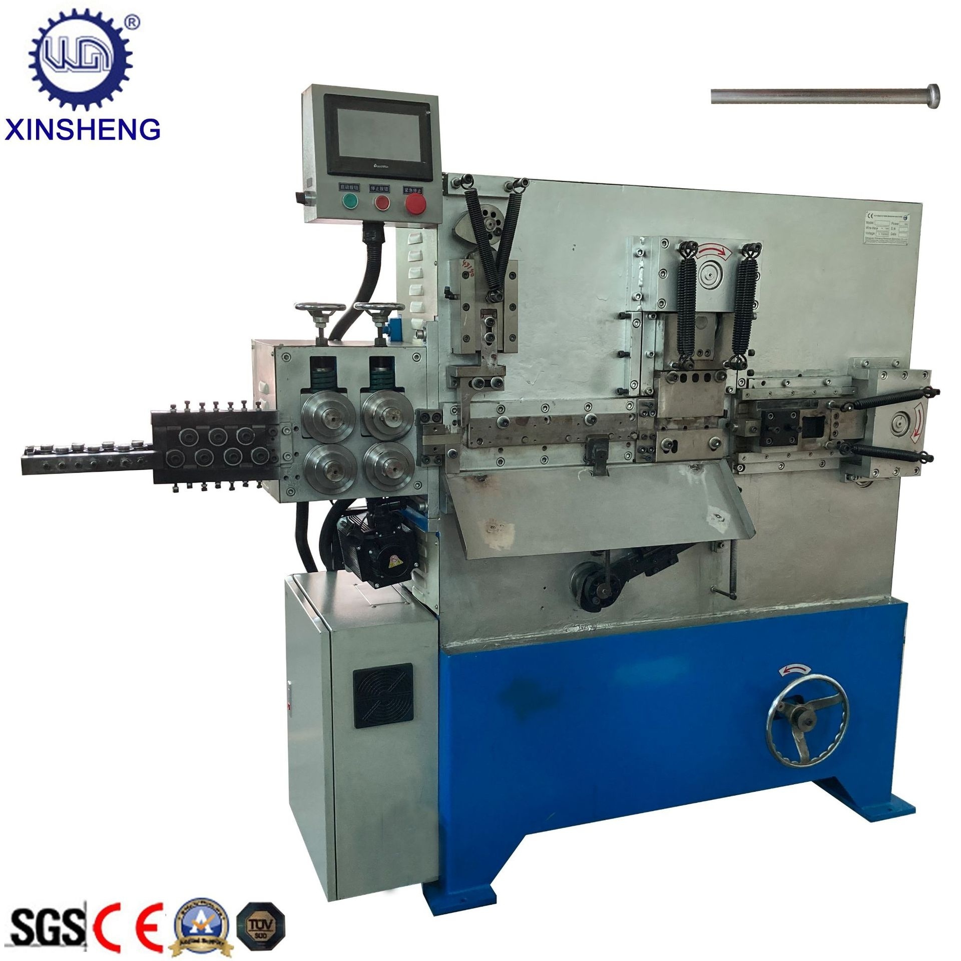 Factory Customized Full Automatic Reinforced Rebar pier head Cold Upsetting Metal Forging Machine