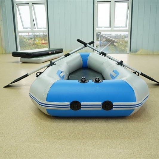 High quality inflatable fishing boat with Motor 2-6 Person foldable assault boats hard bottomed and wear-resistant rubber boats