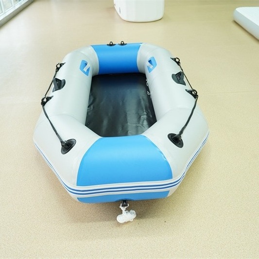 High quality inflatable fishing boat with Motor 2-6 Person foldable assault boats hard bottomed and wear-resistant rubber boats