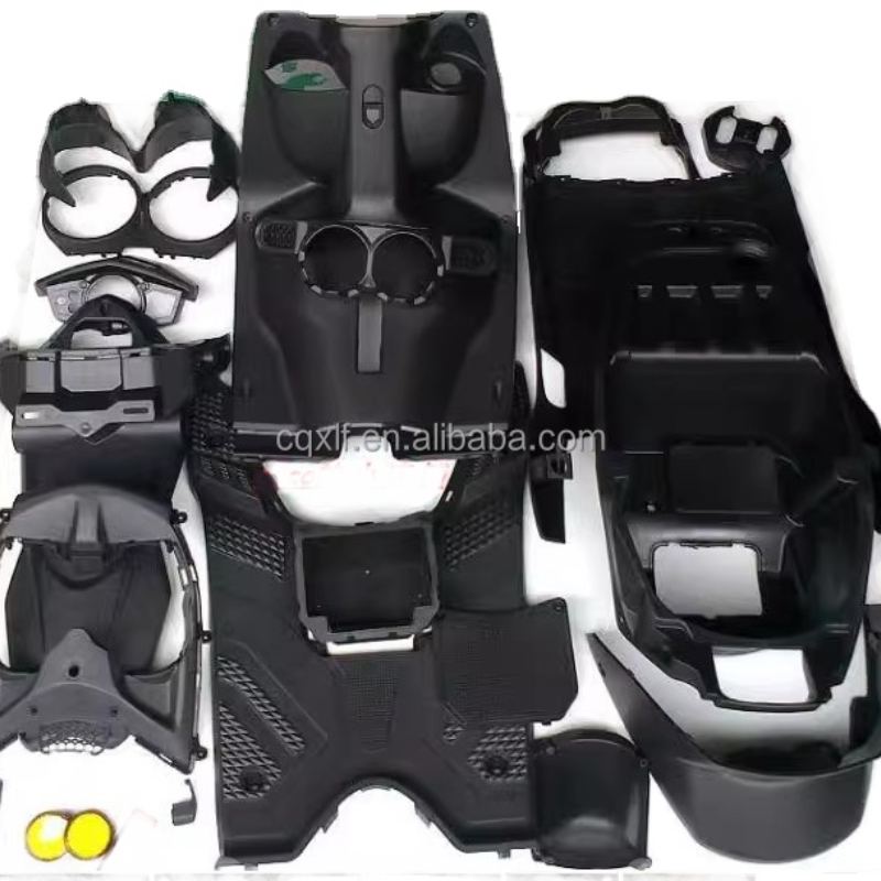 Custom scooter WBS150 old body accessories ABS plastic + PP + light motorcycle fairing appearance parts