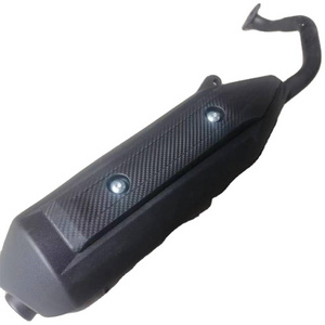 Direct Motorcycle Muffler GY6125 125CC SYM Original with Silent Rear Wheel Drum Brake Scooter Exhaust Pipe