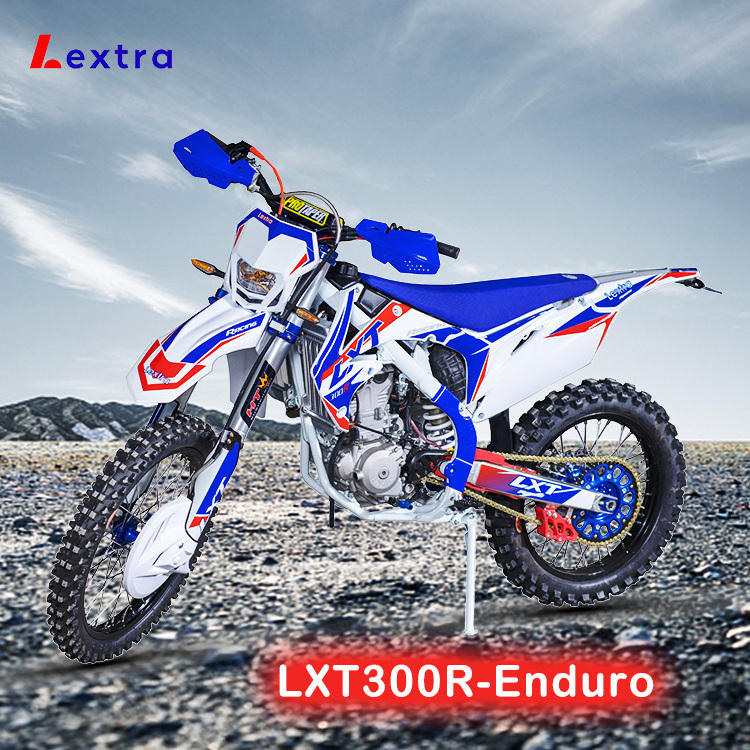 Lextra Fast Delivery Factory Wholesale Motocross 300cc Water Cool 4 Stroke Enduro Racing Full Size Off Road Motorcycle Dirt Bike