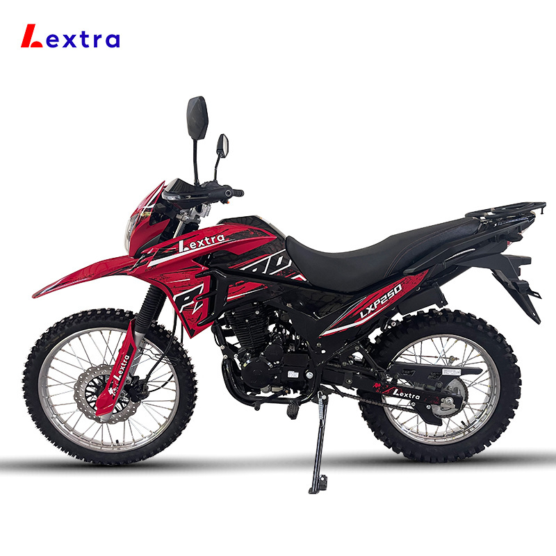 Lextra Moto Hot Sell Loncin CGP250 Engine High-Speed Gasoline Motorcycle 250cc 4 Stroke On Road Motorcycle Dirt Bike For Adult