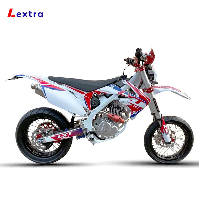 Lextra 250cc Supermotard  Racing Air Cooling 4 Stroke Chinese Motorcycle Dirt Bike