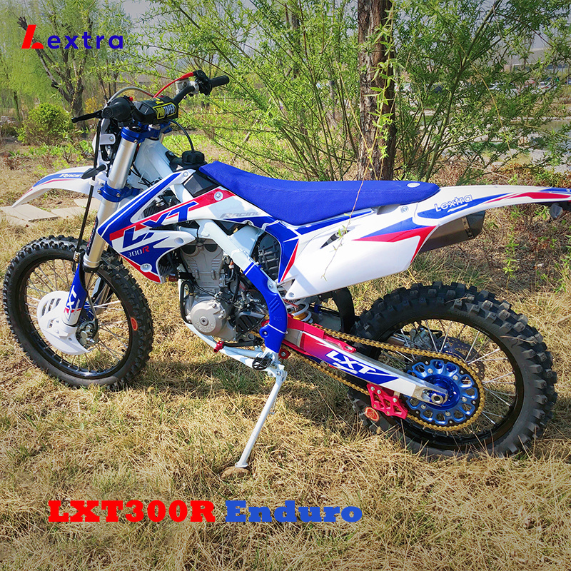 Lextra Fast Delivery Factory Wholesale Motocross 300cc Water Cool 4 Stroke Enduro Racing Full Size Off Road Motorcycle Dirt Bike