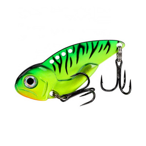 Hot Metal Vib DD01 Sinking Hard Bait 45mm Fishing Lures Artificial Treble Hook Angling Tackle Tungsten Colorful Attractive Lures