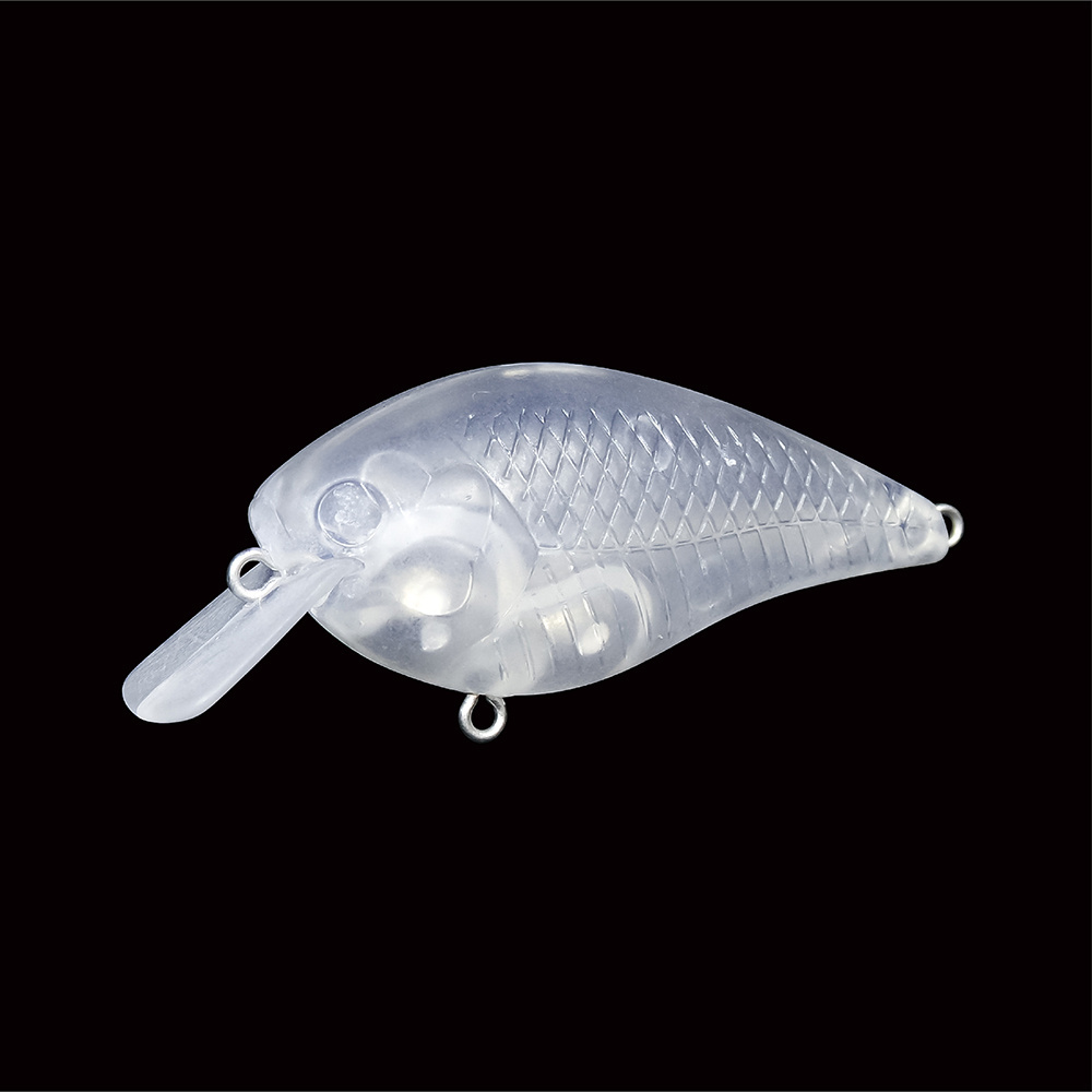 5000pcs in Stock Crankbait 60mm/12g Unpainted ABS Plastic Integrated Square Bill Floating Wholesale Fishing Crank Lure Blanks