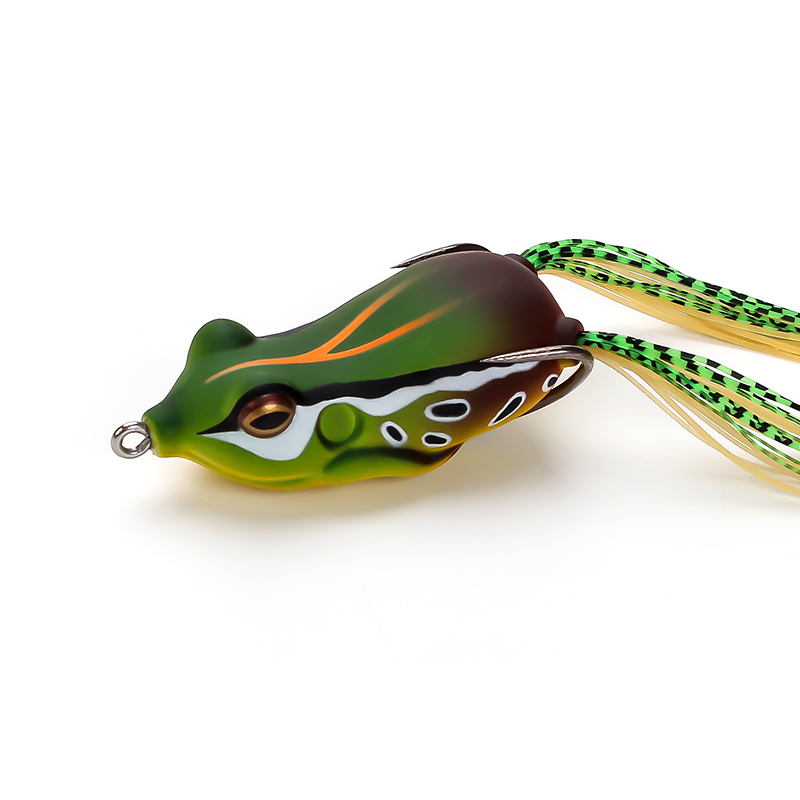 Banshee BF01 Jump Plopping Frog Full Custom Topwater Soft Silicone Hollow Rana Skirt Wholesale Ultra Hooks Bass Soft Frog Lure