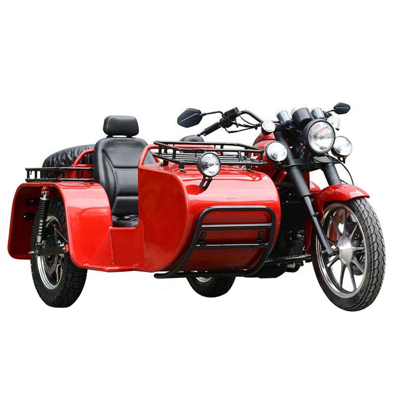 Motorcycle Tricycle 3 Wheel Cargo 300cc powerful motorized tricycles gasoline for Adult open sidecar