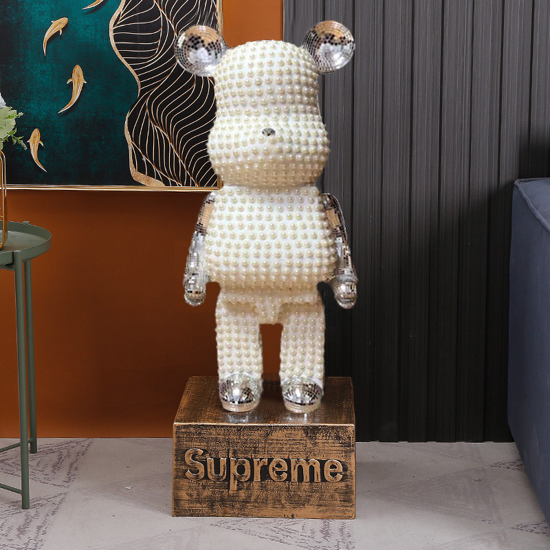 Creative Shining Bearbrick Household Ornament Crafts and Gifts Customize 1000% Home Decoration Bearbrick