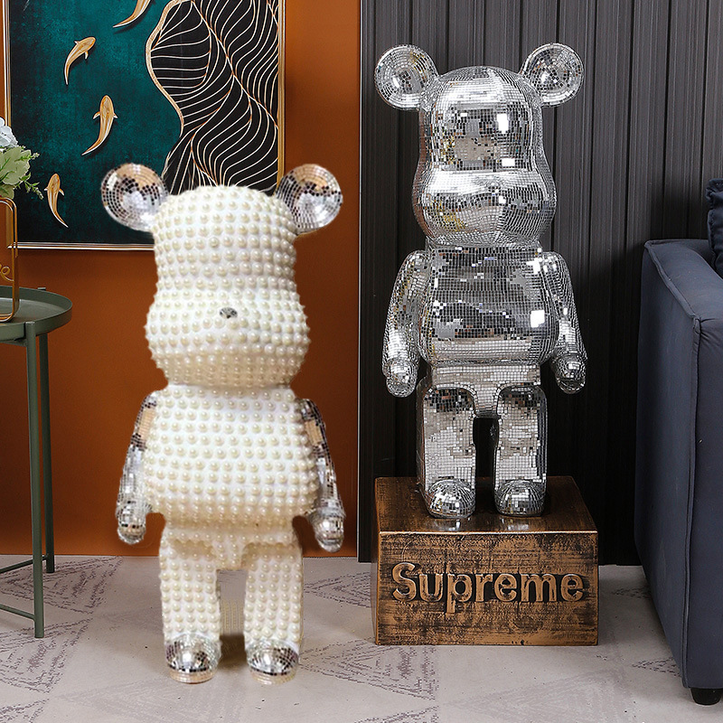 Creative Shining Bearbrick Household Ornament Crafts and Gifts Customize 1000% Home Decoration Bearbrick