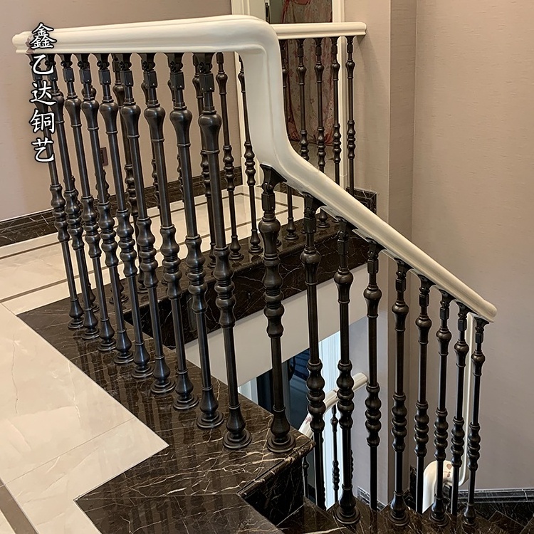 Luxurious custom exquisite,railing for stairs stainless steel stair handrail metal stair handrail handrail fittings