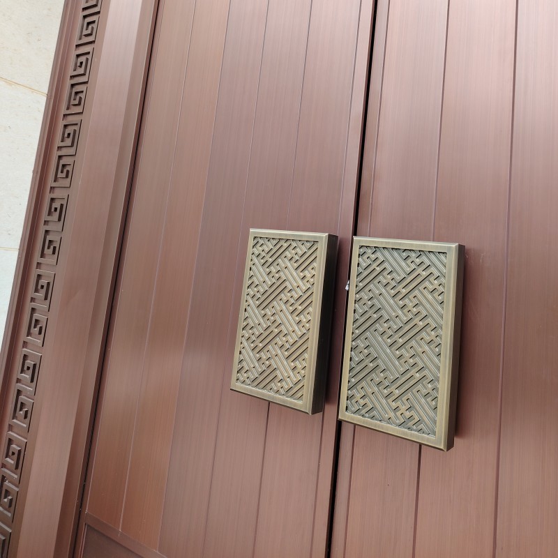 Luxury high-end good quality main entrance door pure copper door