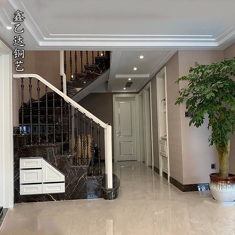 Luxurious custom exquisite,railing for stairs stainless steel stair handrail metal stair handrail handrail fittings