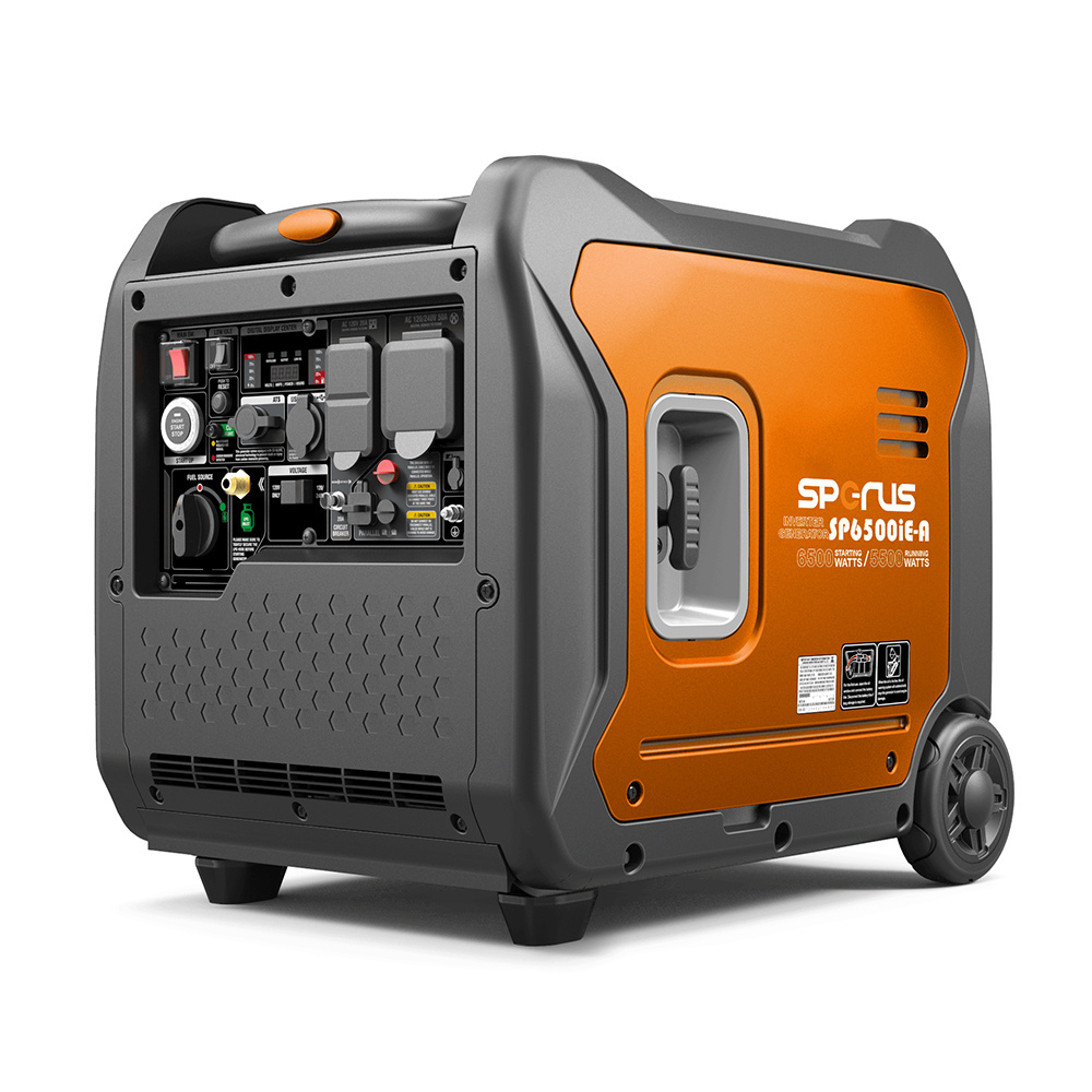 SPERUS Electric Start Petrol Generator SP6500iED-A 6500W Gasoline Digital Inverter Generator For Emergency