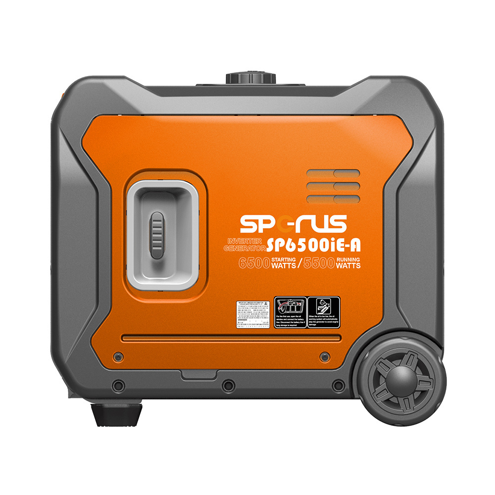 SPERUS Electric Start Petrol Generator SP6500iED-A 6500W Gasoline Digital Inverter Generator For Emergency