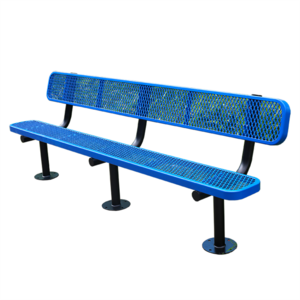 outdoor furniture extra long thermoplastic coated steel bench seat outside park metal bench chair out door garden bench seating