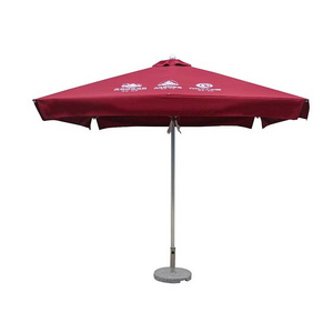 anti weather wholesale parasol umbrella huge outdoor market parasol commercial square coffee umbrella