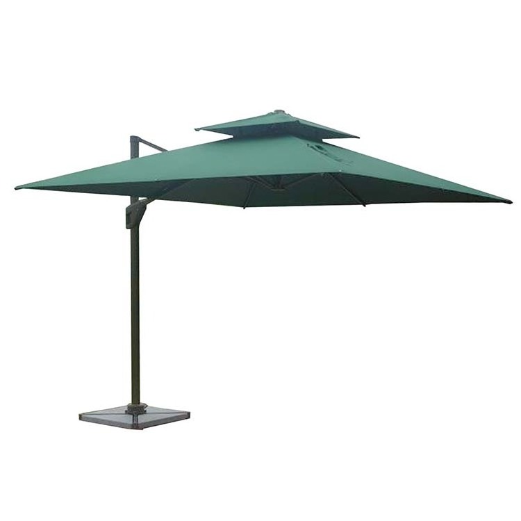 customised large outdoor luxury foldable modern cantilever sunshade umbrella