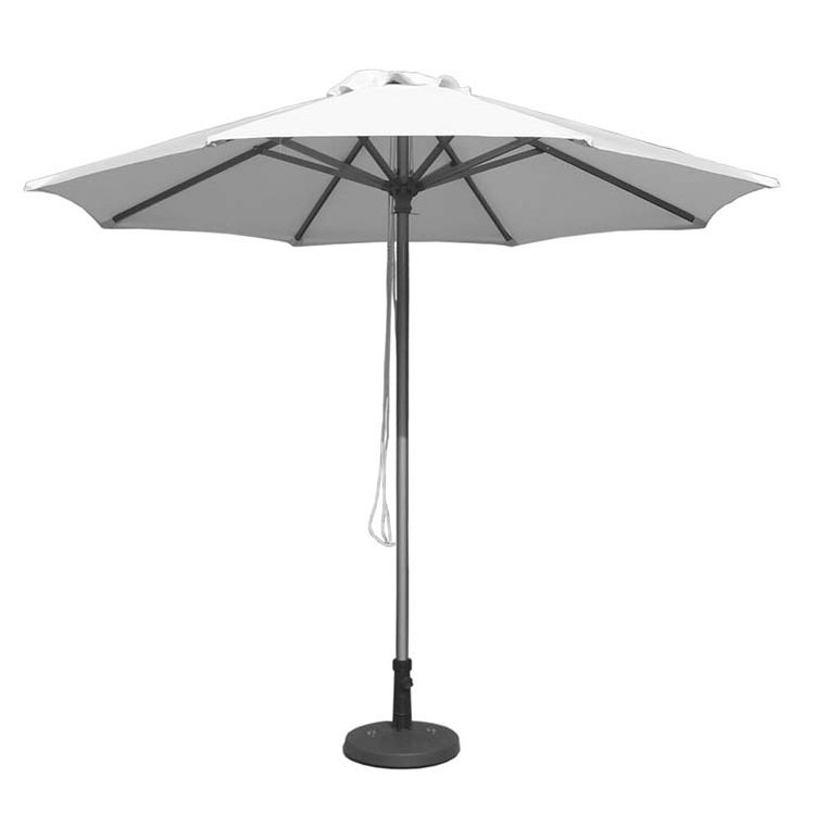 custom premium outdoor canvas parasol folding beach sun shade umbrella with stand