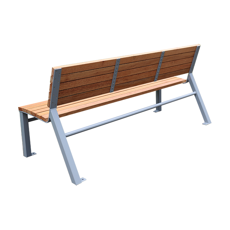 park supplies extra long wood garden bench seat outdoor hardwood bench street public place patio wpc wooden bench seating