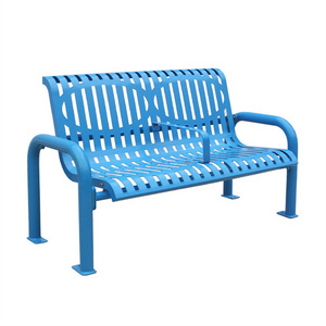 outdoor furniture two seater steel bench seat outside park antique metal seating bench public garden patio chair benches