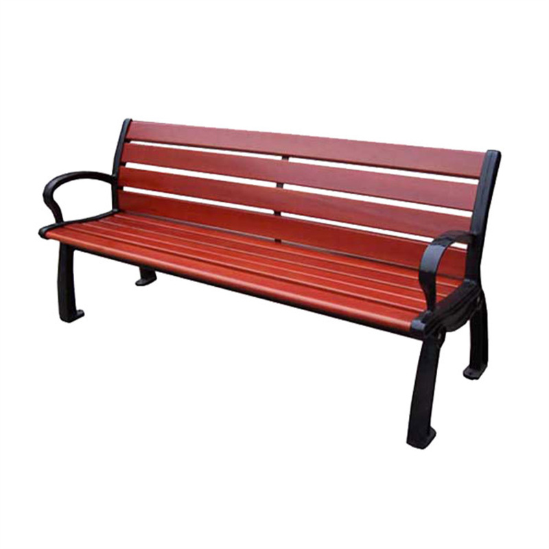 wholesale outdoor furniture recycled plastic wood bench public park reclaimed pine bench seating outside garden patio seat bench