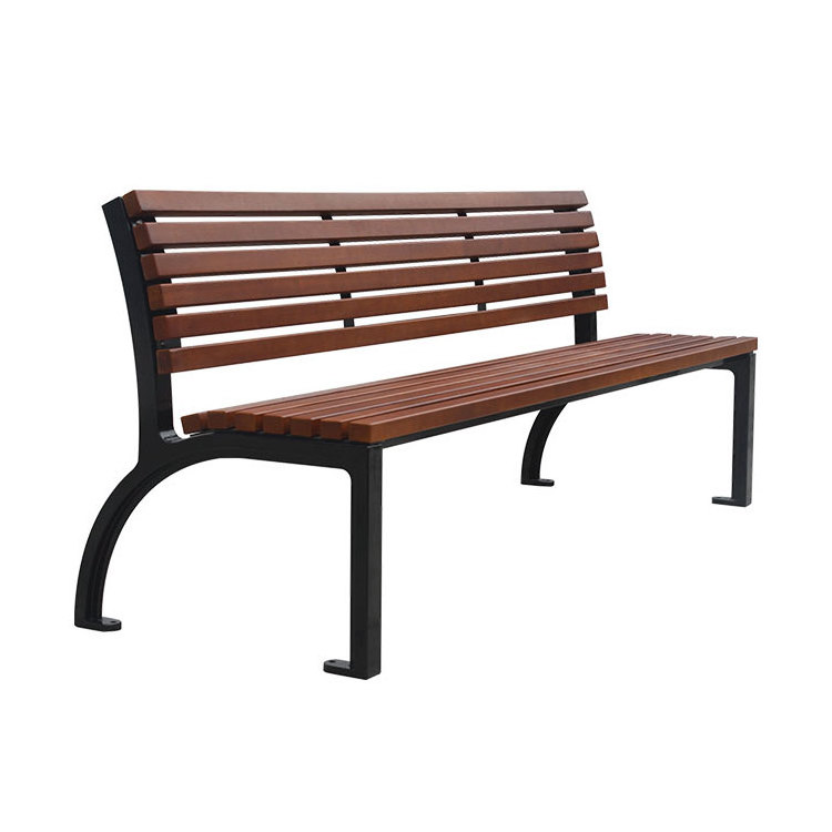 outdoor park extra long recycled plastic wood bench seat outside street reclaimed wood seating bench public street garden bench