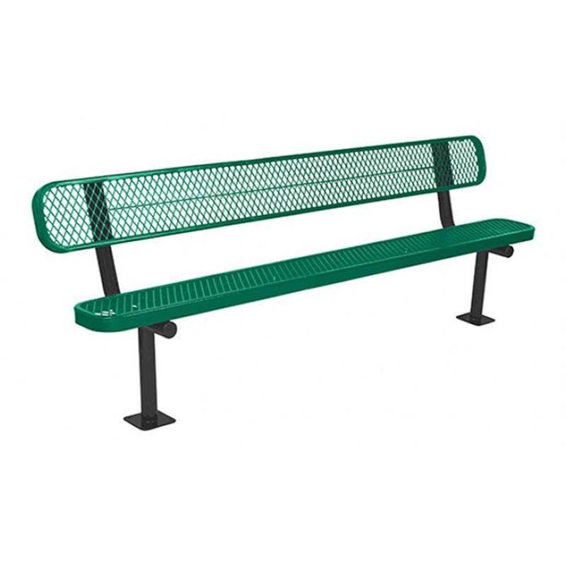 outdoor furniture steel benches seat outside park street metal mesh leisure bench seating public garden patio iron bench chair