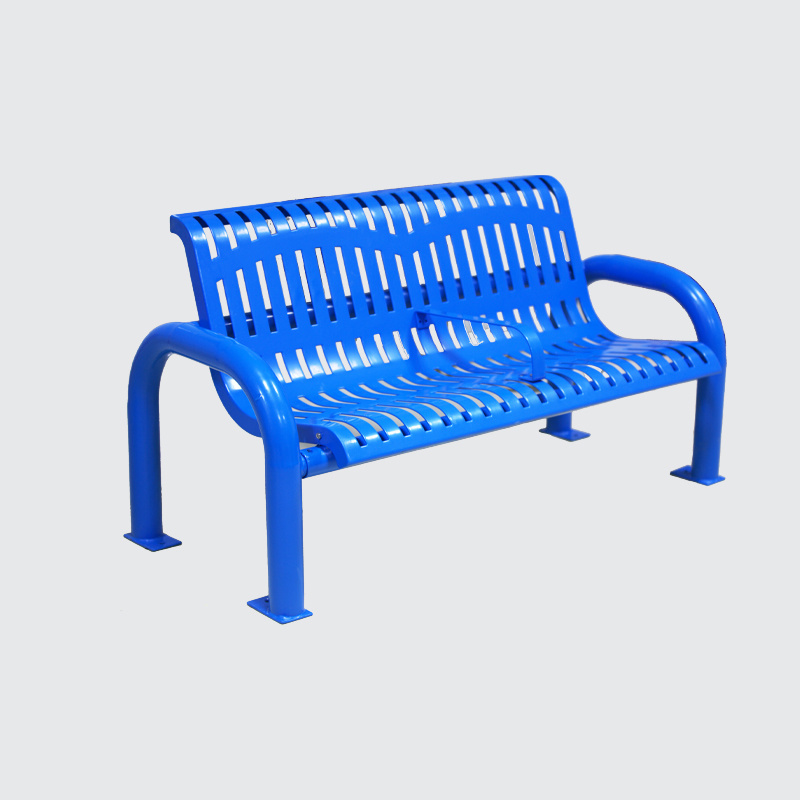 outdoor furniture metal bench outside park street galvanized steel long bench seat public garden patio chair bench manufacturers