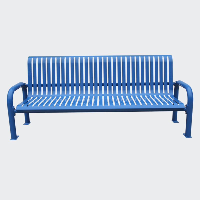 outdoor furniture metal bench outside park street galvanized steel long bench seat public garden patio chair bench manufacturers