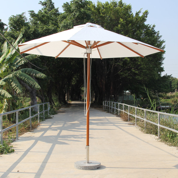 outdoor aluminum pole waterproof fabric parasols umbrellas