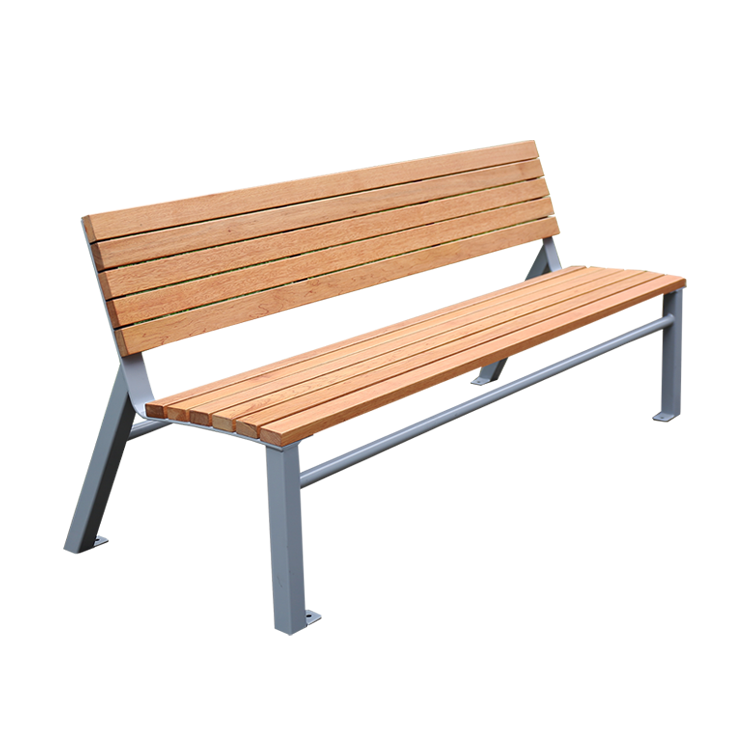 park supplies extra long wood garden bench seat outdoor hardwood bench street public place patio wpc wooden bench seating