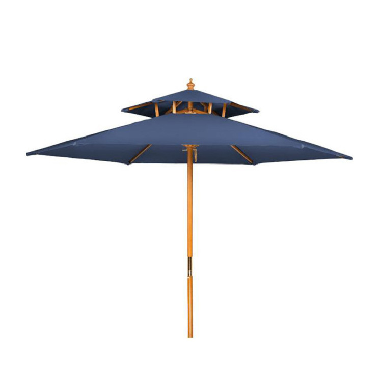 outdoor aluminum pole waterproof fabric parasols umbrellas