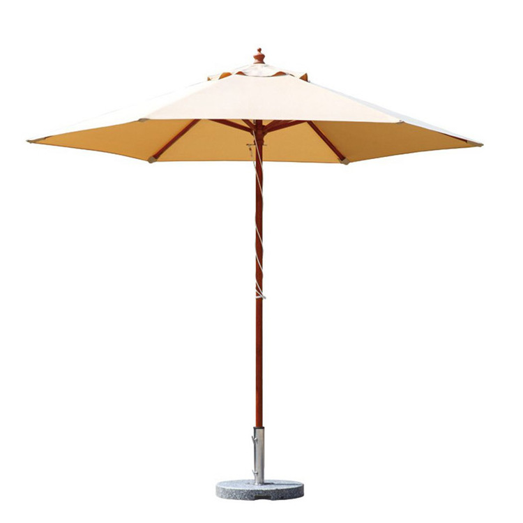 outdoor aluminum pole waterproof fabric parasols umbrellas