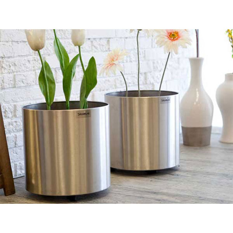 Concrete planter mold,stainless steel planter  outdoor