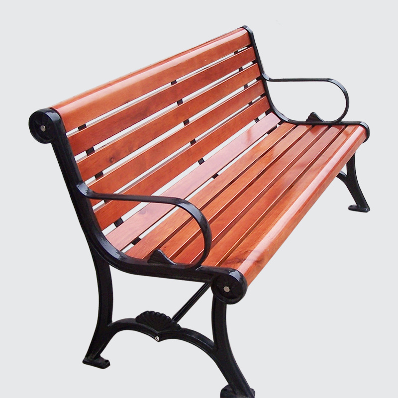 three seater wood plastic coated outdoor park garden benches for sale