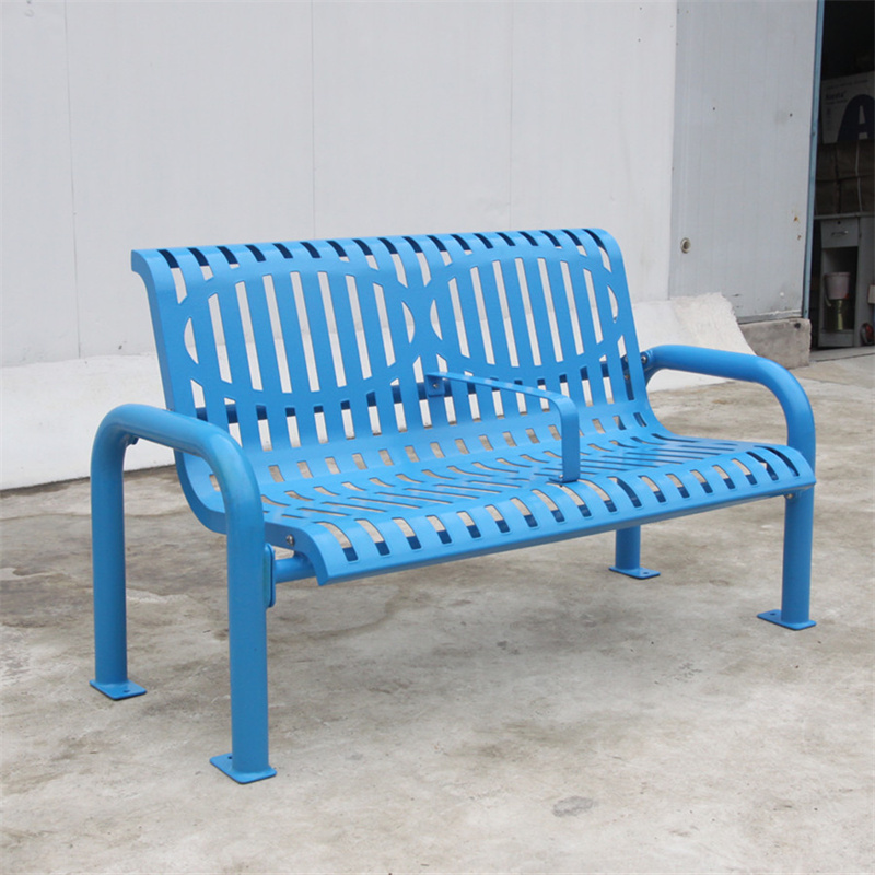 outdoor furniture two seater steel bench seat outside park antique metal seating bench public garden patio chair benches