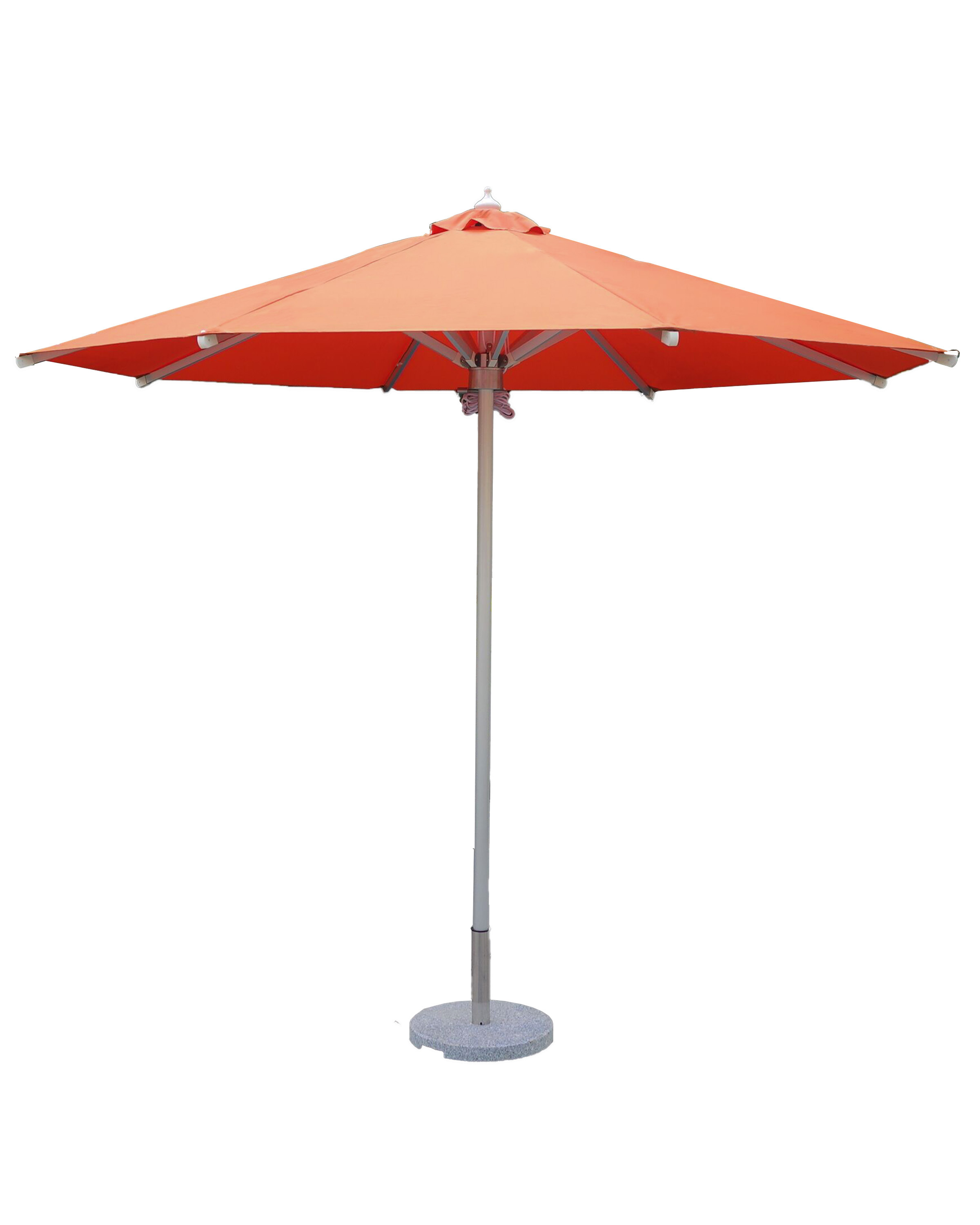 Aluminum Ribs Crank Lift Manual Tilt 9 feet 10feet Aluminum Commercial Patio Umbrella