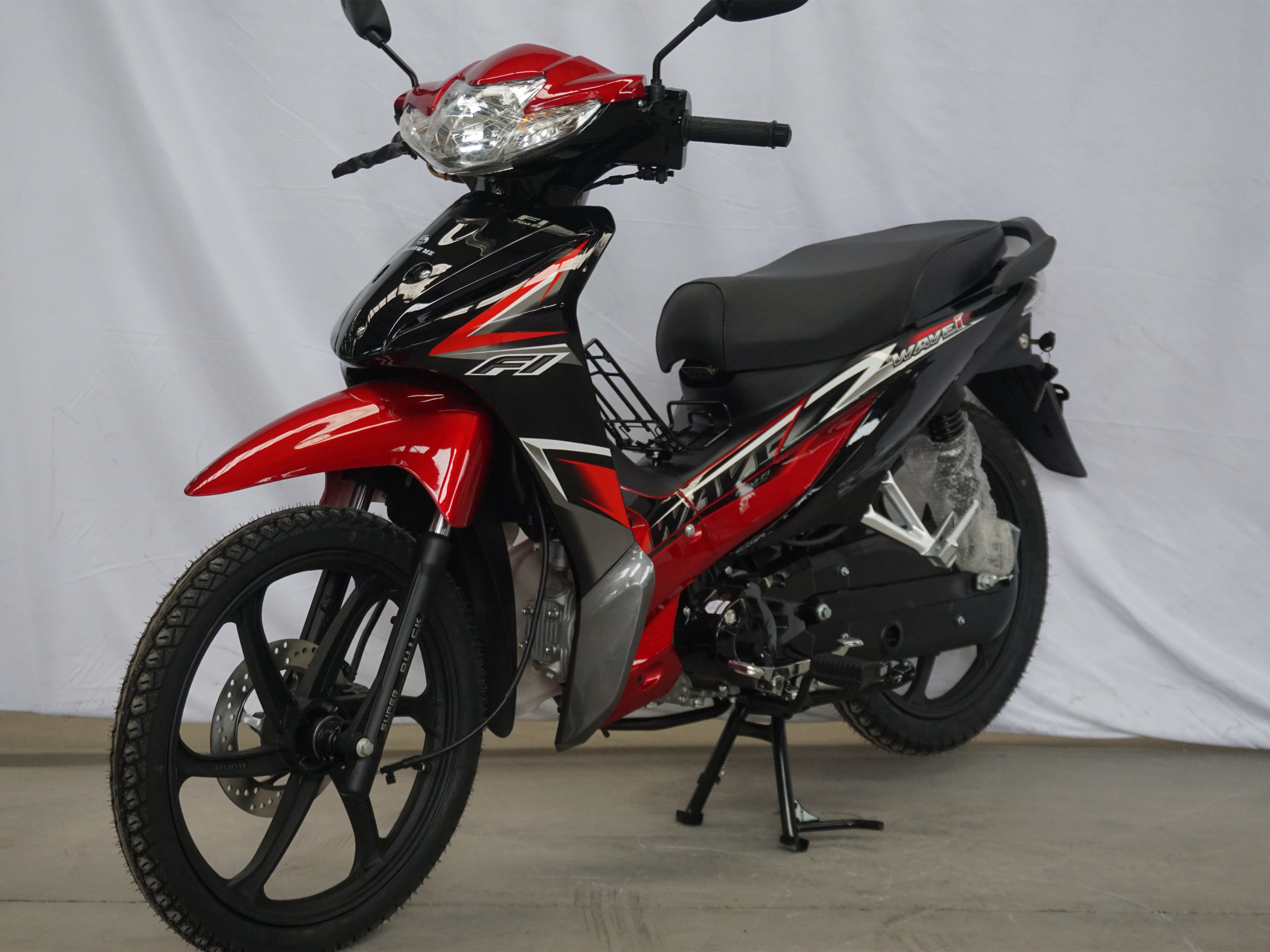 120cc  China factory direct sales red+black gas cub motorcycle