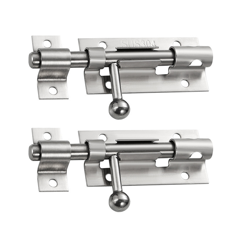 Premium Factory Supplies Wooden Doors Fastener Category 304 Thick Stainless Steel Anti-Theft Door Exposed Lock Bolt