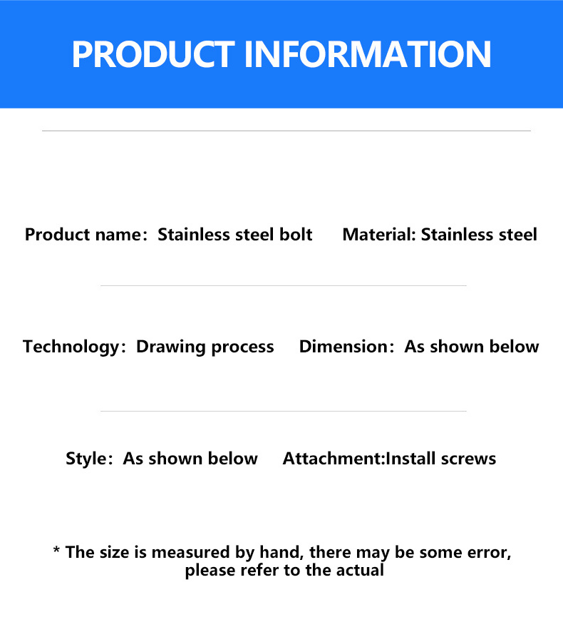 Automatic Double-Head Stainless Steel Spring Bolt Brass Button Galvanized Finish Square Door Latch For Wooden Bathroom