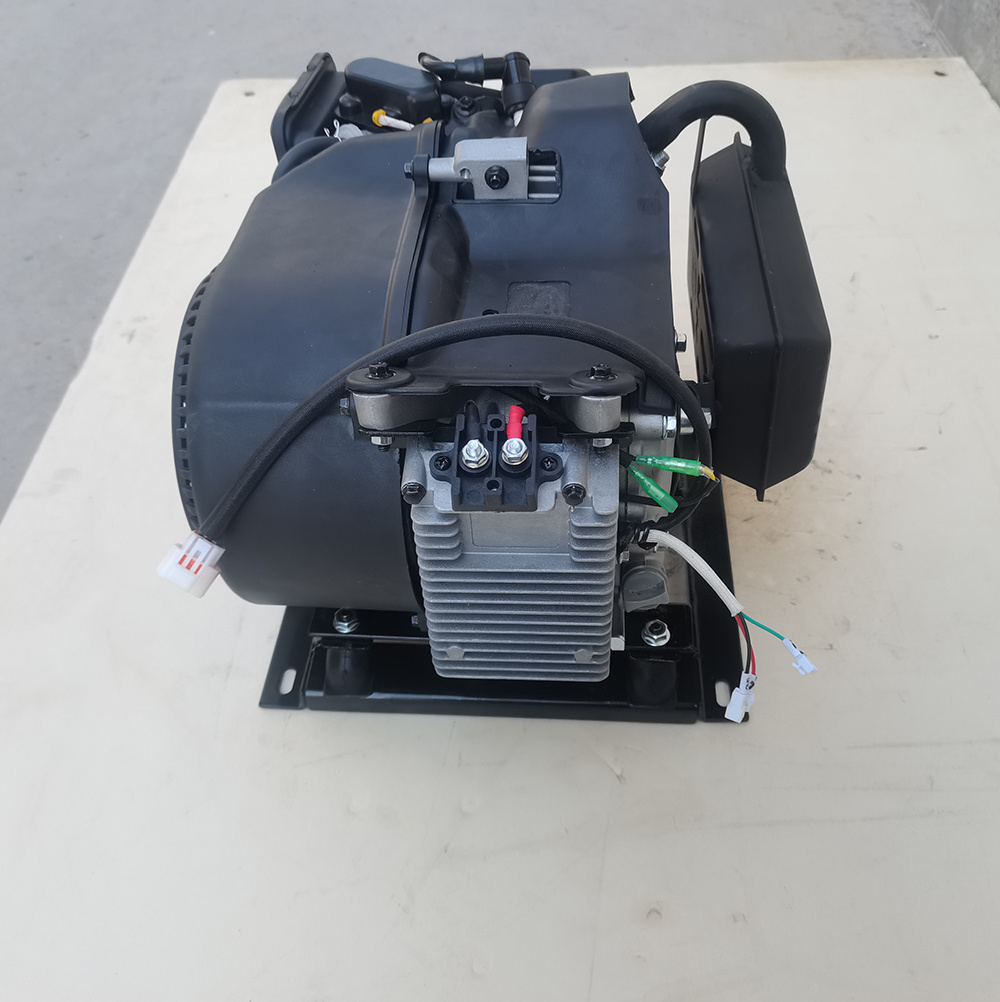 170F engine 7hp 5000w 60v 48V 72v range extender DC generator for electric car for electric tricycle