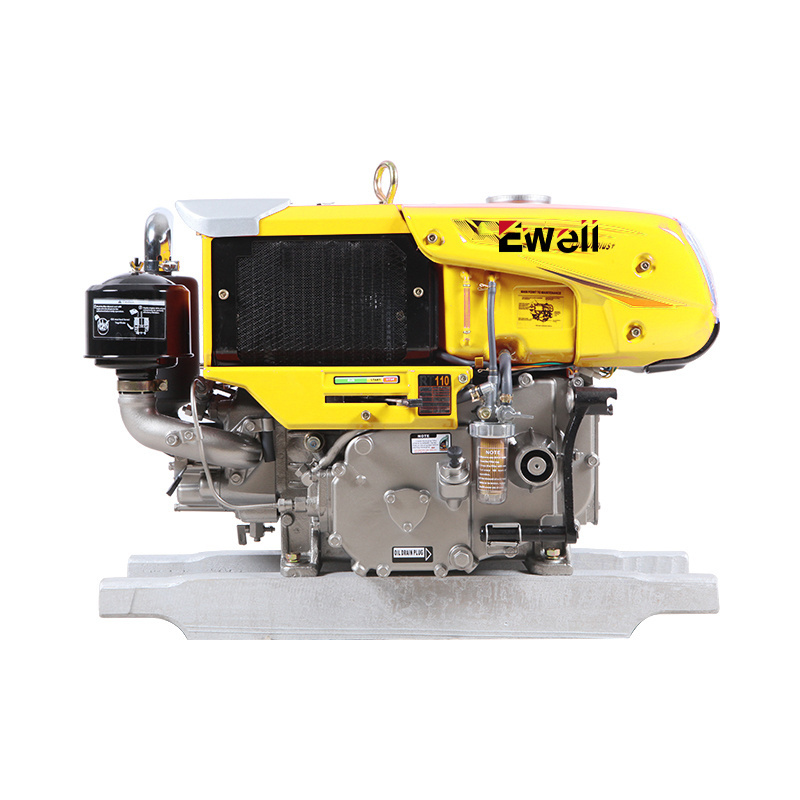 Ewell Single Cylinder 7kw Diesel Engine Oil EWRT110 Diesel Engine Generator OEM Service Kubota Japan V Twin Diesel Engine 50pcs