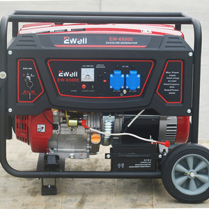 Ewell high quality generator gasoline open frame jet power gasoline generator 6KW for energy crisis