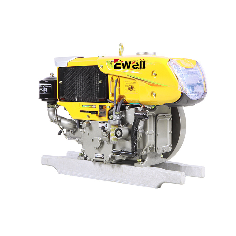 Ewell Single Cylinder 7kw Diesel Engine Oil EWRT110 Diesel Engine Generator OEM Service Kubota Japan V Twin Diesel Engine 50pcs