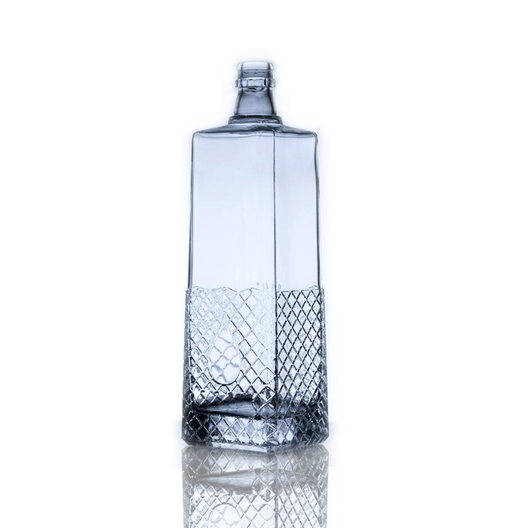 tequila 750ml wholesale glass bottles empty clear glass tequila bottle with stopper