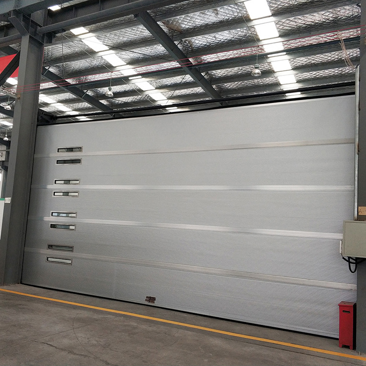 Electric Insulated Industrial Folding Shutter Stacking Door for Factory and Workshop