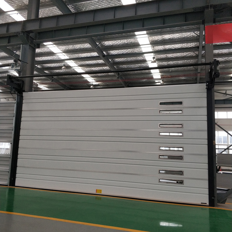 Electric Insulated Industrial Folding Shutter Stacking Door for Factory and Workshop