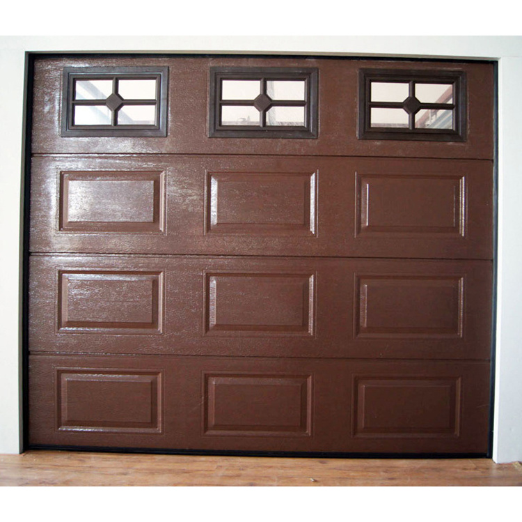 Single Track Residential Shutters Automatic Remote Control Overhead Lift Garage Doors